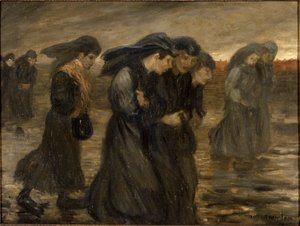 Die Rückkehr der Arbeiterinnen La rentrée des ouvrières, 1903