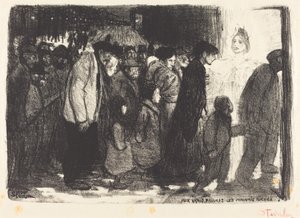 Den wahren Armen: Die bösen Reichen von Théophile Alexandre Steinlen