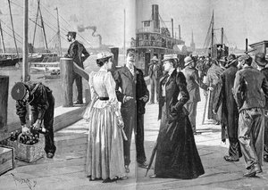 Mitglieder des New York Yacht Club von Thure de Thulstrup