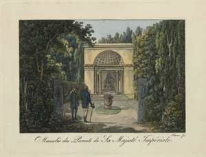 Denkmal für die Eltern im Pavlovsk Park, 1810er Jahre