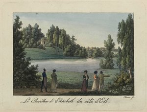 Der Elisabeth-Pavillon im Pawlowsk-Park, 1810er von Thurner