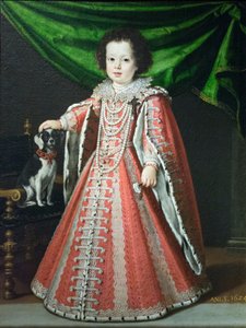 Porträt von Vittoria della Rovere als Kind