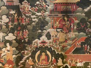 Szenen aus dem Leben des Buddha Shakyamuni