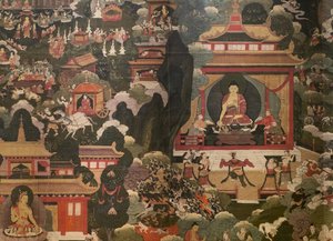 Szenen aus dem Leben des Buddha Shakyamuni