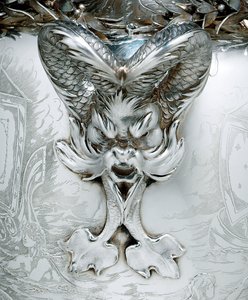 Detail einer Segeltrophäe