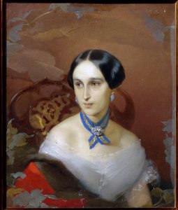 Porträt von Natalia Puschkina Lanskaya (Natalia Nikolajewna Gontscharowa)