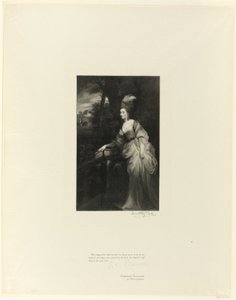 Georgiana, Herzogin von Devonshire, aus Old English Masters
