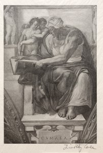 Alte italienische Meister: Die Kumeische Sibylle, 1888-1892 von Timothy Cole