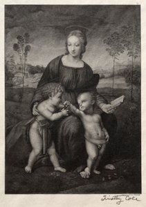 Alte italienische Meister: Die Madonna des Stieglitz, 1888-1892 von Timothy Cole