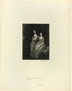 Die Schwestern: Mrs. Sheridan und Mrs. Tickell, aus Old English Masters