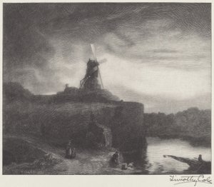 Die Mühle von Timothy Cole after Rembrandt van Rijn