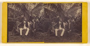 [Don Collins und seine Freunde an Land in der San Blas Bay, Darien Expedition] von Timothy H. O