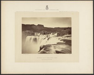 Shoshone Falls, Snake River, Idaho, Ansicht über die Wasserfälle
