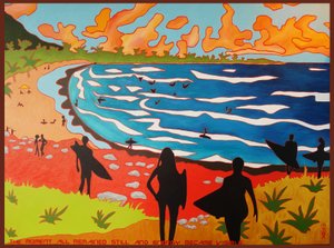 Dulan Strand Surfer von Timothy Nathan Joel