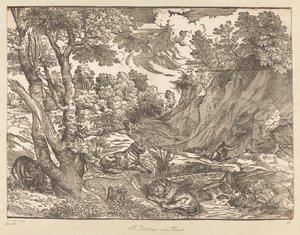Landschaft mit dem heiligen Hieronymus