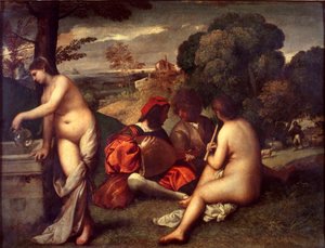 Das ländliche Konzert, um 1509