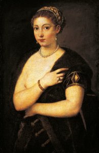 Mädchen im Pelz von Titian (c.1488 1576)