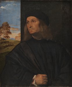 Porträt des venezianischen Malers Giovanni Bellini? von Tiziano Vecelli