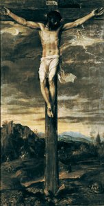 Gekreuzigter Christus. Inschrift 