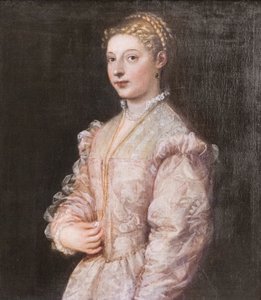 Porträt einer jungen Frau (Lavinia) von Titian (c.1488 1576)