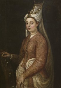 Cameria, Tochter von Suleiman dem Prächtigen, als heilige Katharina, ca. 1560 von Tiziano Vecelli