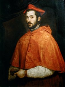 Porträt von Kardinal Alessandro Farnese, 1545-1546
