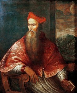 Porträt von Kardinal Pietro Bembo 1470-1547, 1545-1546