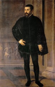 Porträt von Diego Hurtado de Mendoza y Pacheco 1503-1575, ca. 1535-1540 von Titian