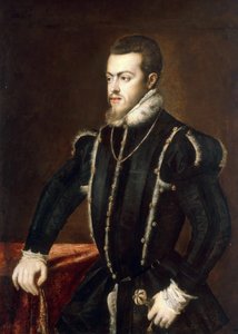 Porträt von Philipp II., König von Spanien und Portugal von Titian