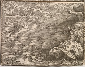 Die Untertauchen der Armee des Pharaos im Roten Meer von Titian