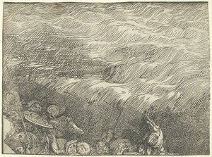 Die Versenkung von Pharaos Armee im Roten Meer von Titian