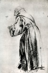 Studie für den St. Bernardino im Votivbild von Doge Gritti, um 1535, 1937