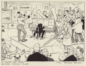 Eine Nacht im London Sketch Club, Die Bousa Band von Tom Browne
