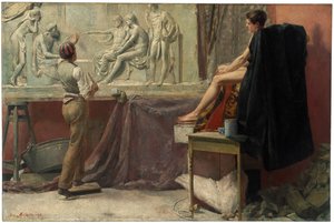 Das Atelier des Bildhauers, 1885