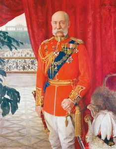 Kaiser Franz Joseph I. in der Galauniform eines britischen Feldmarschalls