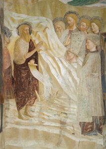 Lebenszyklus des Heiligen Johannes des Täufers: Die Predigt des Heiligen Johannes des Täufers von Tommaso Masolino da Panicale