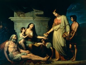 Almosen für Bedürftige von Tommaso de Vivo