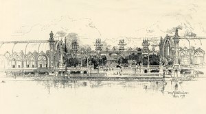 Die Pavillons für Gartenbau und Forstwirtschaft von Tony Grubhofer, 1900 von Tony Grubhofer
