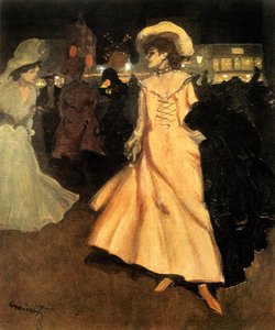 Verlassen des Moulin Rouge