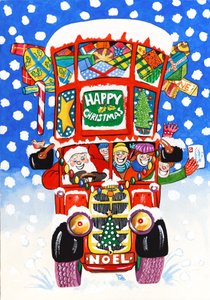 Weihnachts-Doppeldecker