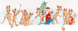 Weihnachtsgolfer von Tony Todd