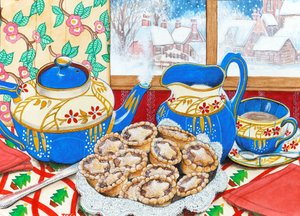 Mince Pies und Tee