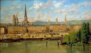 Der Hafen von Rouen von Torello Ancillotti