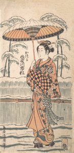 Sanogawa Ichimatsu in der Rolle von Otsuru, ca. 1754