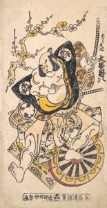 Der Schauspieler Otani Oniji in der Rolle von Omoni Hikoshichi, ca. 1730 von Torii Kiyomasu I