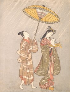 Komachi betet um Regen von Torii Kiyomitsu.
