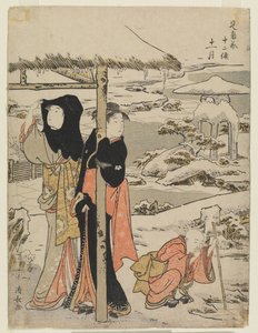 Elfter Monat (Jūichi gatsu) von Torii Kiyonaga