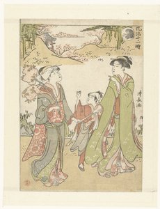 Die Stunde des Affen von Torii Kiyonaga