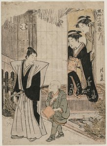 Der erste Monat aus der Serie Beliebte Darstellungen, 1782 von Torii Kiyonaga