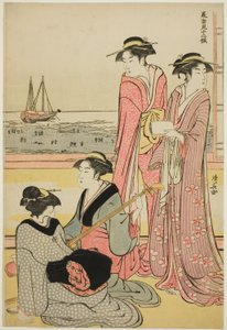 Der vierte Monat, aus der Serie "Zwölf Monate im Süden (Minami juni ko)" von Torii Kiyonaga